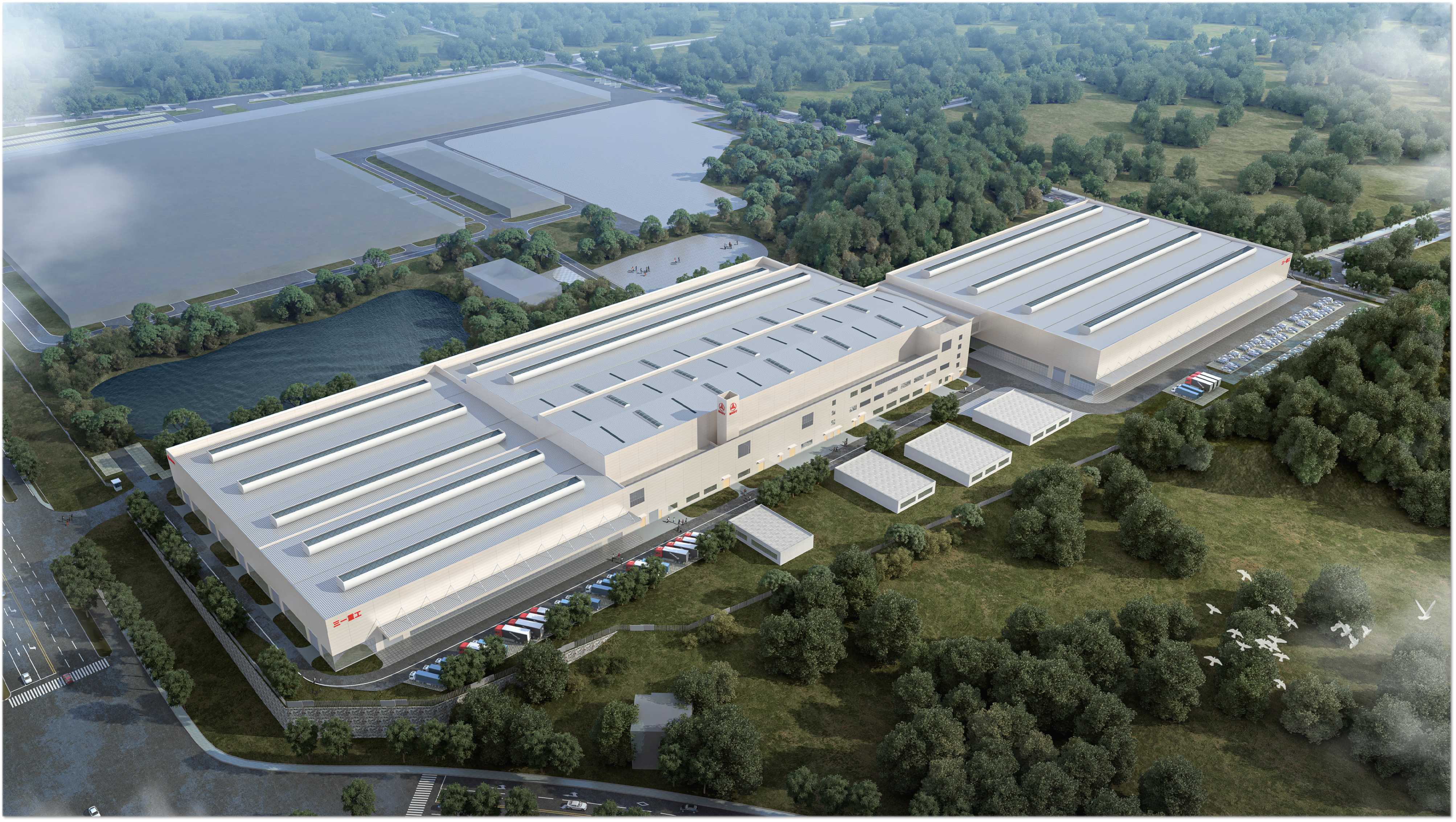 三一起重機”兩室“智能工廠項目